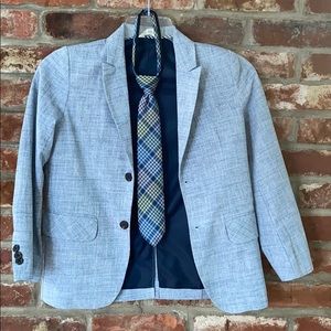 Cat & Jack Spring Easter Blazer and Tie EUC!